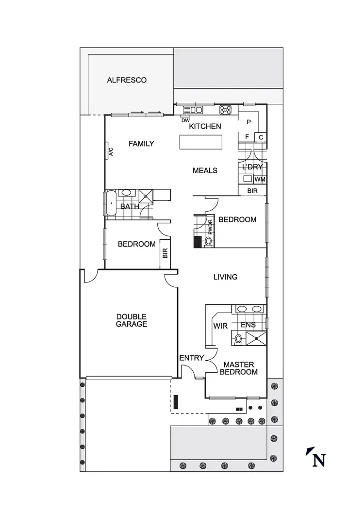 Floorplan of Homely house listing, 22 Henwood Rise, Mernda VIC 3754