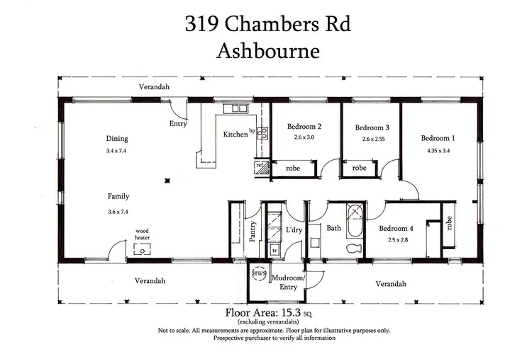 Floorplan of Homely house listing, 319 Chambers Road, Woodend VIC 3442