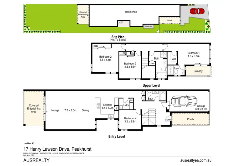 Floorplan of Homely house listing, 17 Henry Lawson Drive, Peakhurst NSW 2210