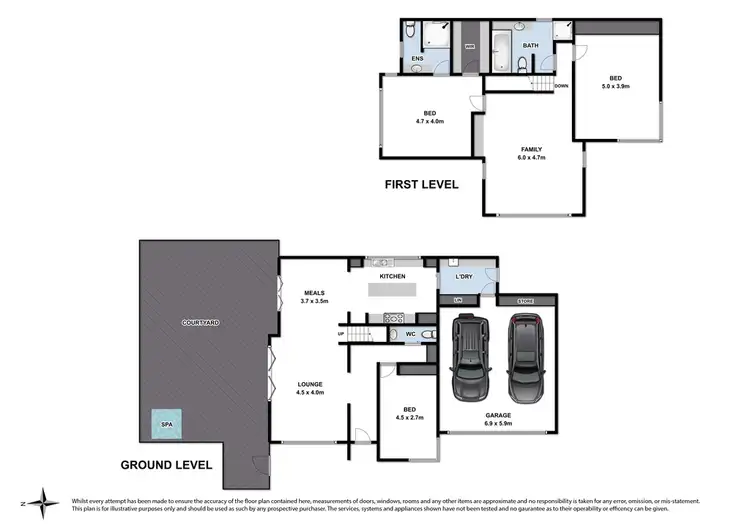 Floorplan of Homely townhouse listing, 279 Autumn Street, Manifold Heights VIC 3218