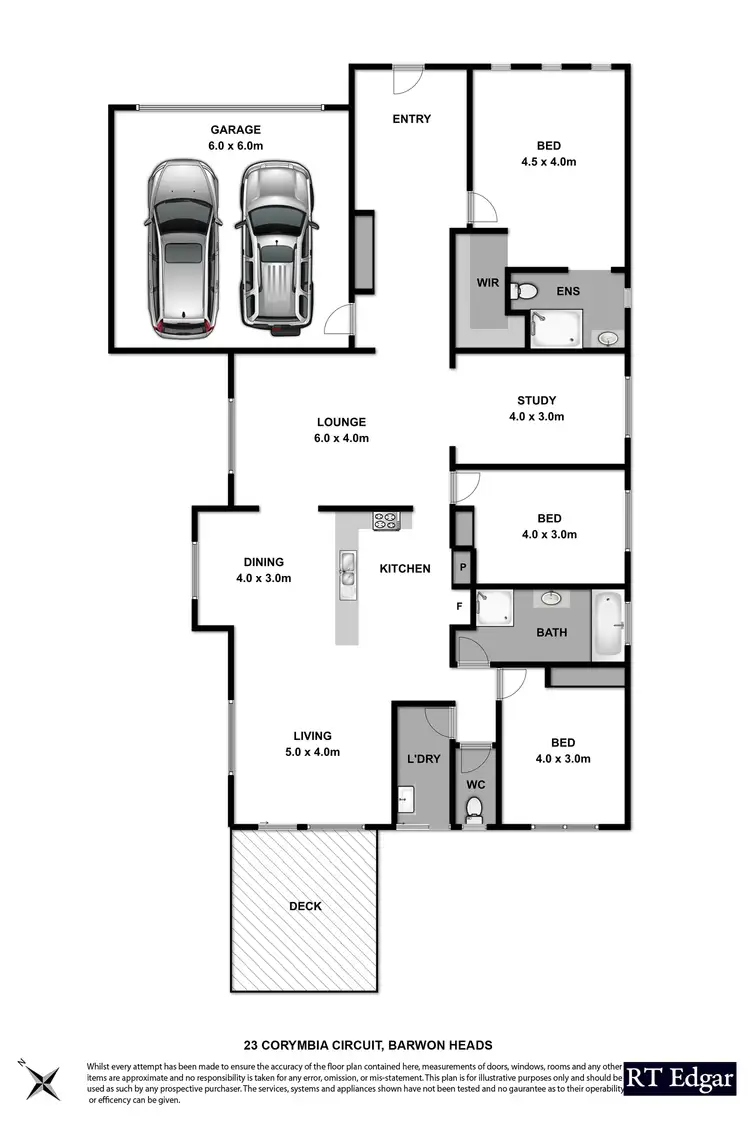 Floorplan of Homely house listing, 23 Corymbia Circuit, Barwon Heads VIC 3227