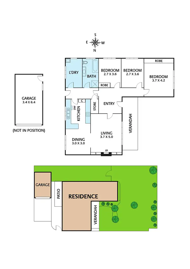 Floorplan of Homely house listing, 1/293 Springvale Road, Nunawading VIC 3131