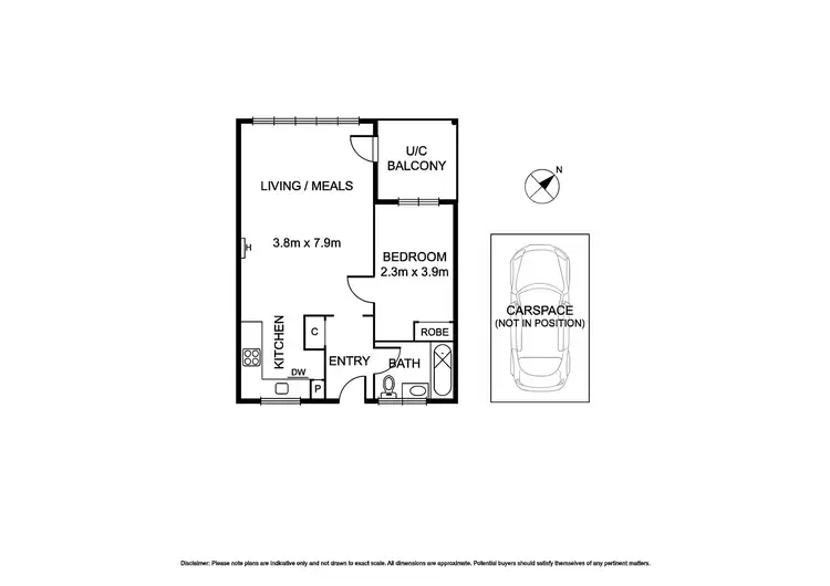 Floorplan of Homely apartment listing, 1/20 Shirley Grove, St Kilda East VIC 3183