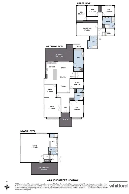 Floorplan of Homely house listing, 44 Skene Street, Newtown VIC 3220