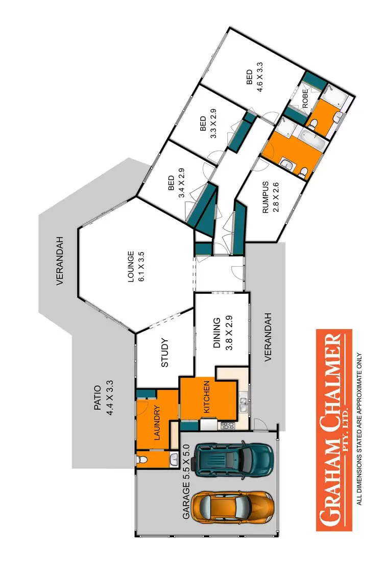 Floorplan of Homely house listing, 16 Yvette Close, Sale VIC 3850