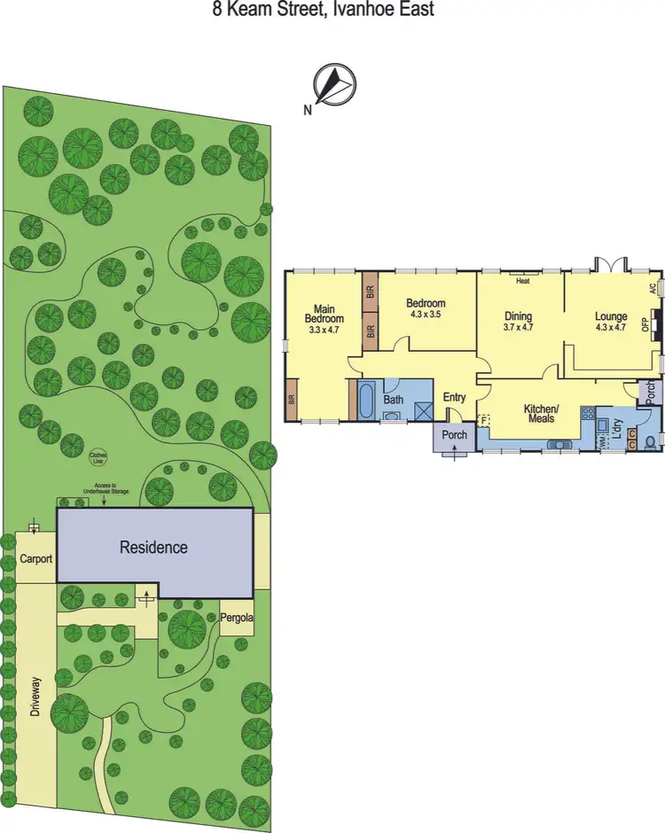 Floorplan of Homely house listing, 8 Keam Street, Ivanhoe East VIC 3079