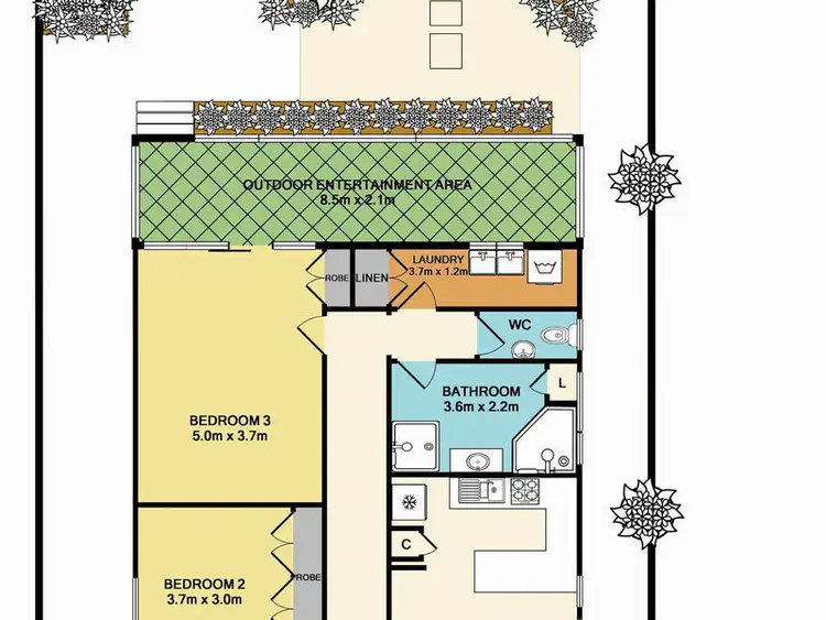 Floorplan of Homely house listing, 53 Gwelo Street, West Footscray VIC 3012