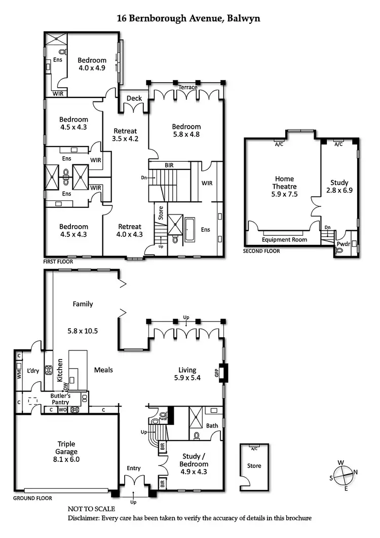 Floorplan of Homely house listing, 16 Bernborough Avenue, Balwyn VIC 3103