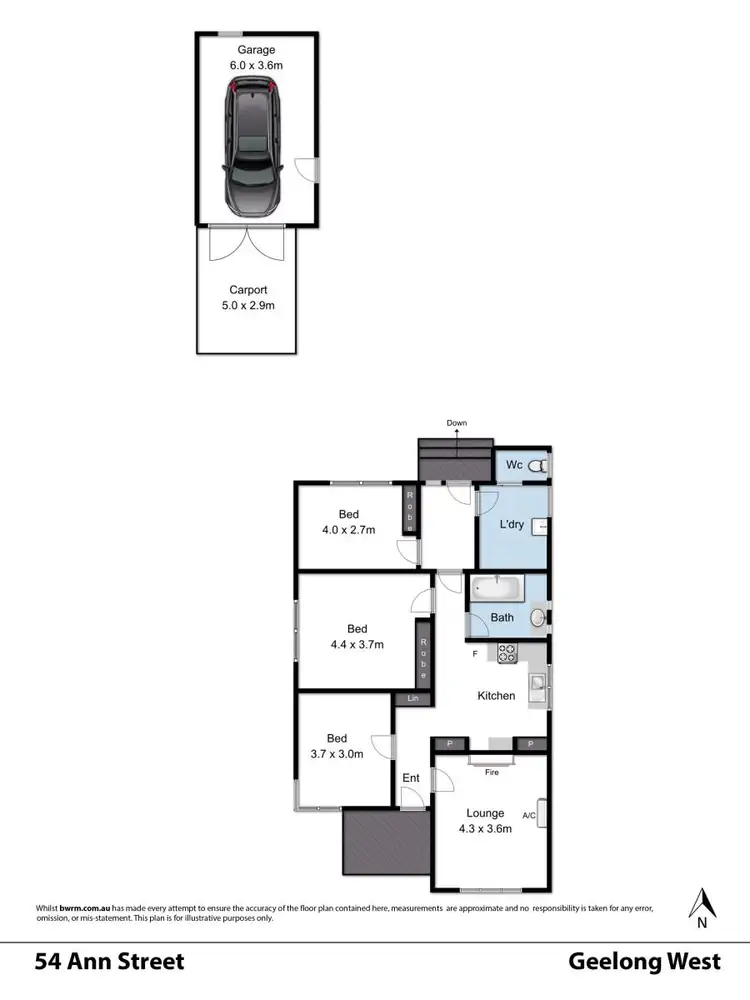 Floorplan of Homely house listing, 54 Ann Street, Geelong West VIC 3218