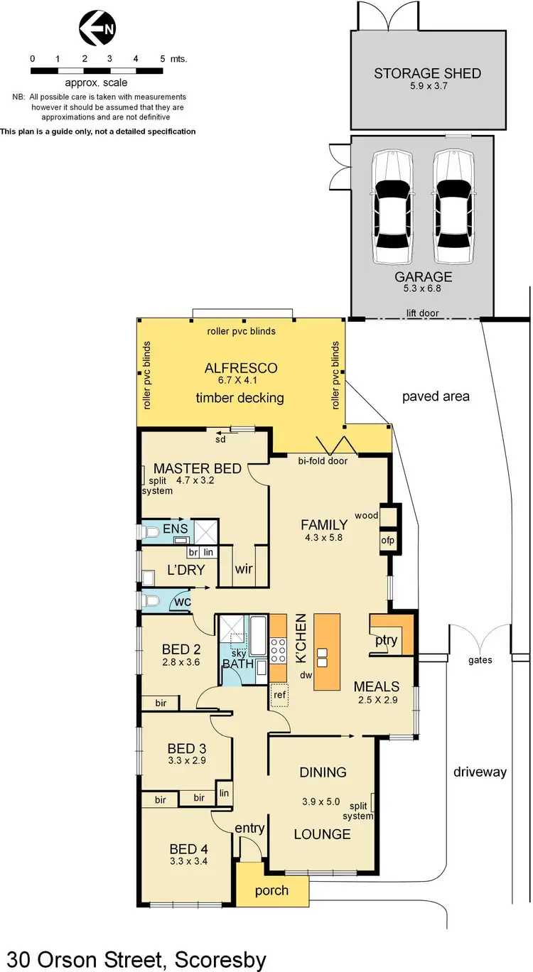 Floorplan of Homely house listing, 30 Orson Street, Scoresby VIC 3179