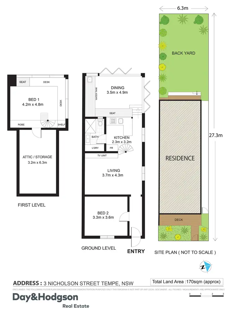 Floorplan of Homely house listing, 3 Nicholson Street, Tempe NSW 2044