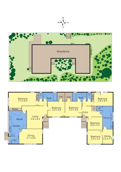 Floorplan of Homely house listing, 94 Lechte Road, Mount Waverley VIC 3149