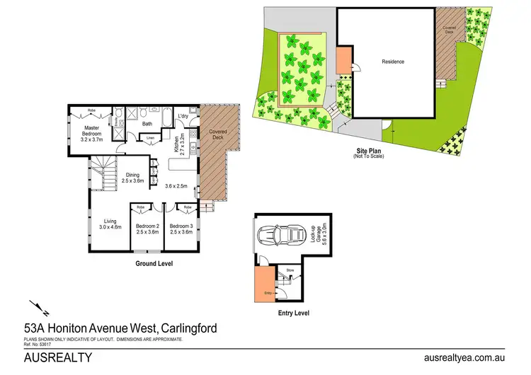 Floorplan of Homely semi-detached listing, 53a Honiton Avenue, Carlingford NSW 2118