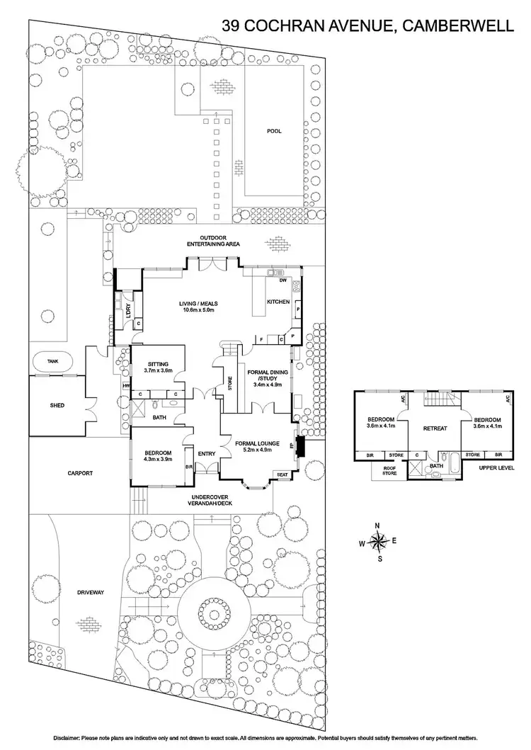 Floorplan of Homely house listing, 39 Cochran Avenue Avenue, Camberwell VIC 3124