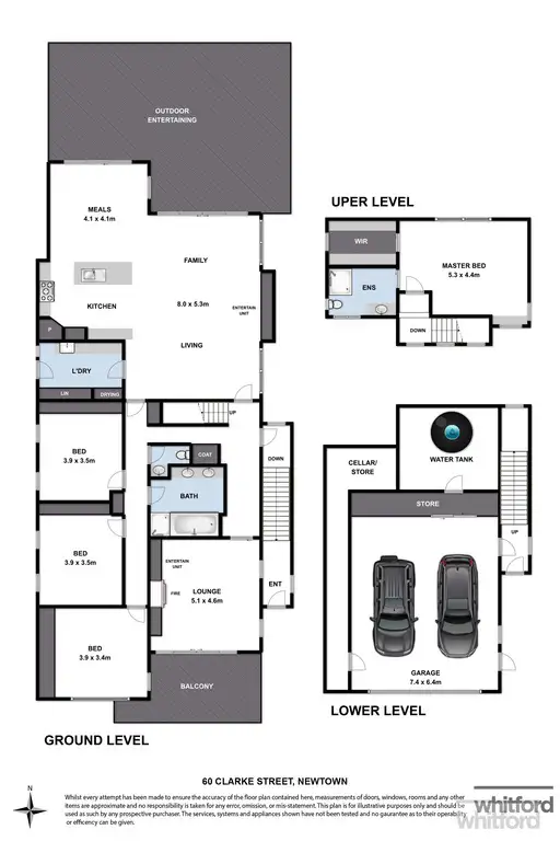 Floorplan of Homely house listing, 60 Clarke Street, Newtown VIC 3220