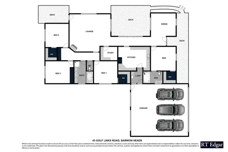 Floorplan of Homely house listing, 43 Golf LInks Road, Barwon Heads VIC 3227