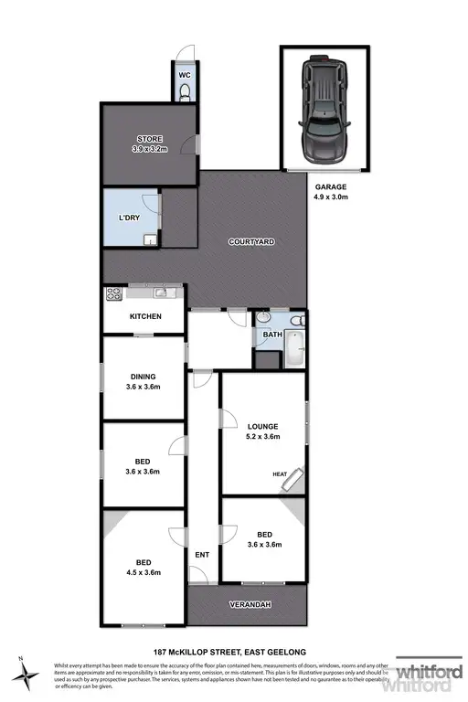Floorplan of Homely house listing, 187 McKillop Street, East Geelong VIC 3219