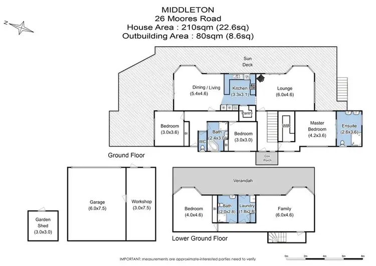Floorplan of Homely house listing, 26 Moores Road, Middleton TAS 7163