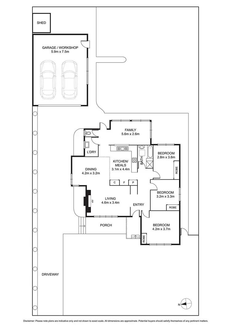 Floorplan of Homely house listing, 24 Celia Street, Bentleigh East VIC 3165