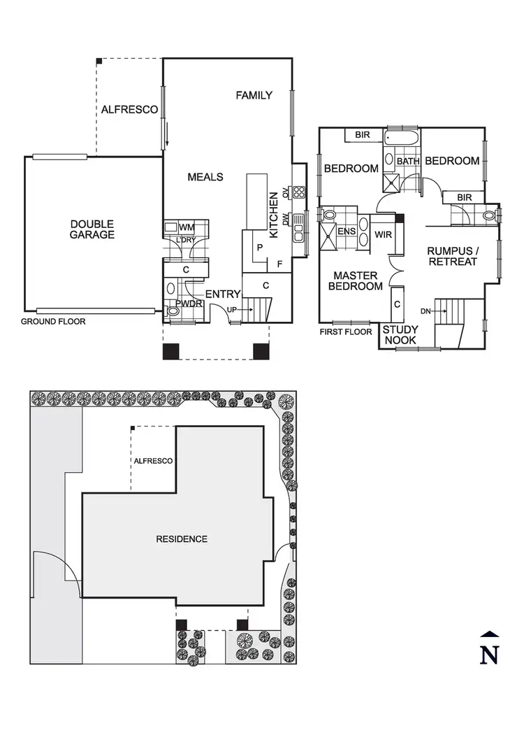 Floorplan of Homely house listing, 4 Fossilstone Avenue, Doreen VIC 3754