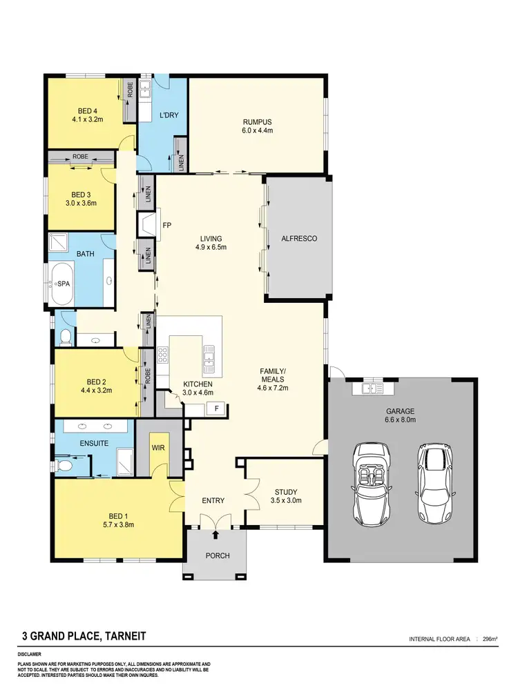 Floorplan of Homely house listing, 3 Grand Place, Tarneit VIC 3029