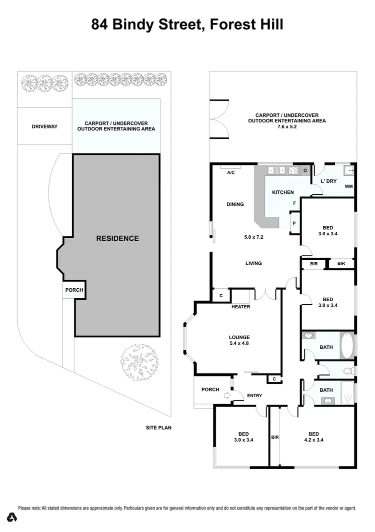 Floorplan of Homely house listing, 84 Bindy Street, Forest Hill VIC 3131