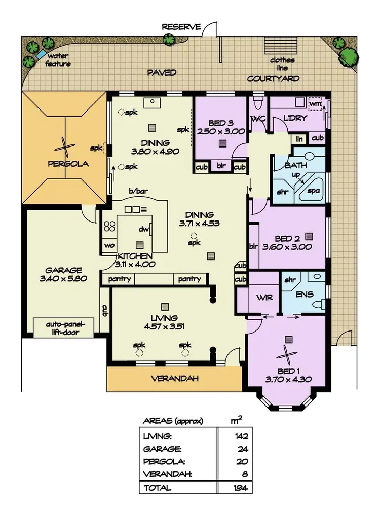 Floorplan of Homely house listing, 5/17 The Crescent, Blair Athol SA 5084