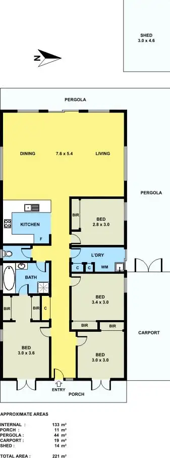 Floorplan of Homely house listing, 9 Otway Green, Caroline Springs VIC 3023
