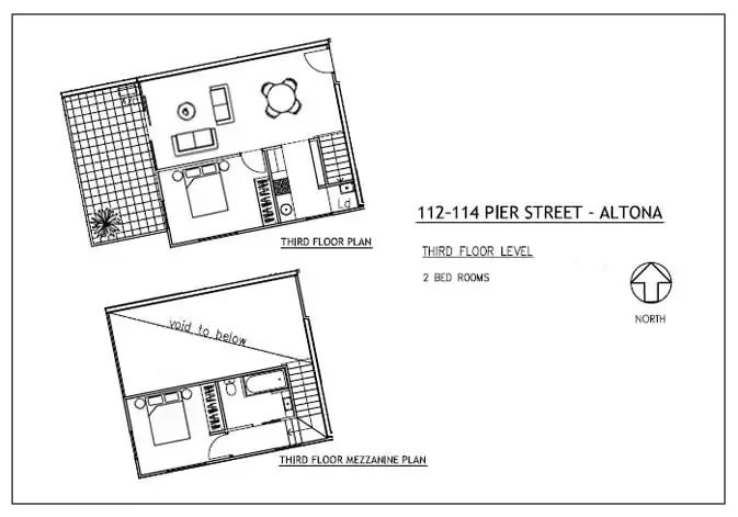 Floorplan of Homely apartment listing, 312/112-114 Pier Street, Altona VIC 3018