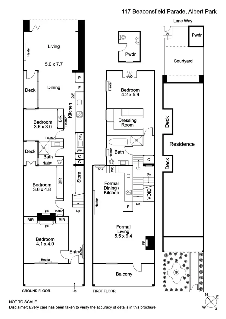 Floorplan of Homely house listing, 117 Beaconsfield Parade, Albert Park VIC 3206