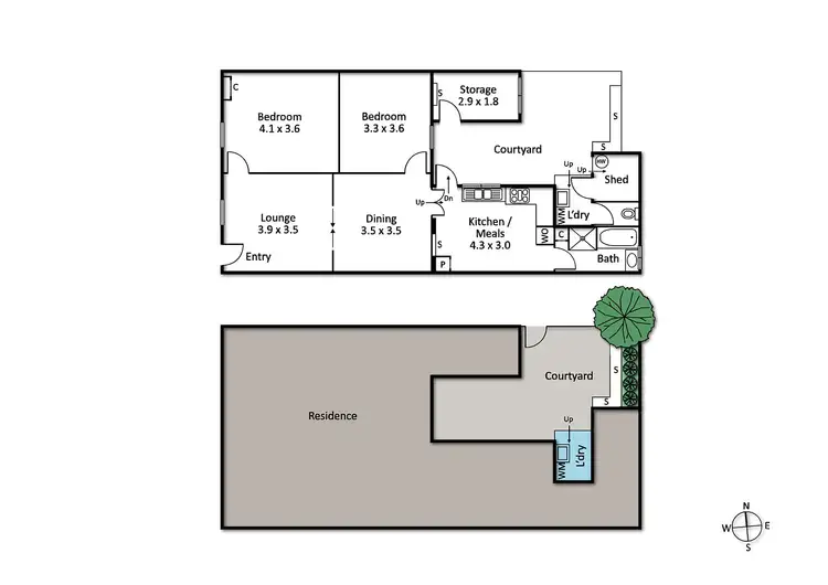 Floorplan of Homely house listing, 46 Lothian Street, North Melbourne VIC 3051