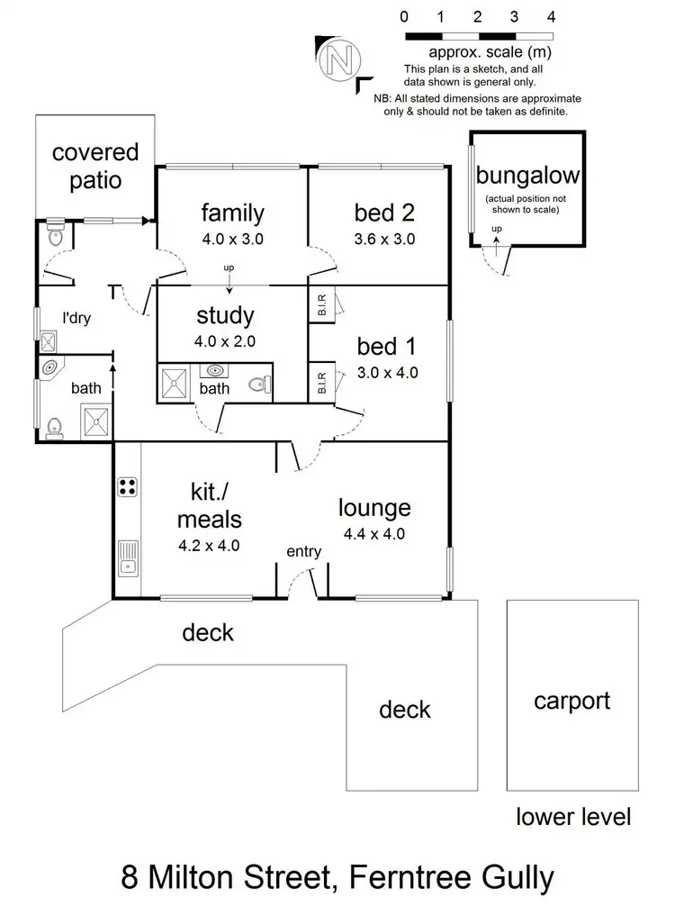 Floorplan of Homely house listing, 8 Milton Street, Ferntree Gully VIC 3156
