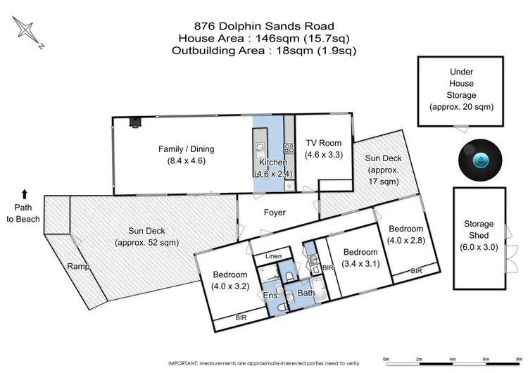 Floorplan of Homely house listing, 876 Dolphin Sands Road, Dolphin Sands TAS 7190