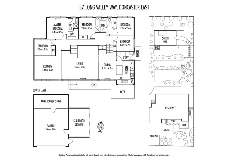 Floorplan of Homely house listing, 57 Long Valley Way, Doncaster East VIC 3109