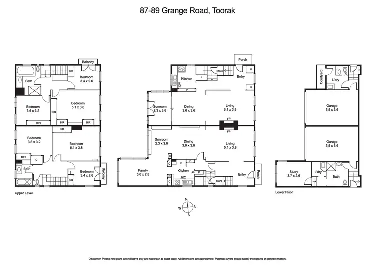 Floorplan of Homely house listing, 87-89 Grange Road, Toorak VIC 3142