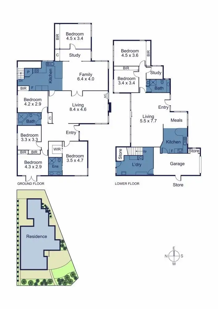 Floorplan of Homely house listing, 55 Greythorn Road, Balwyn North VIC 3104