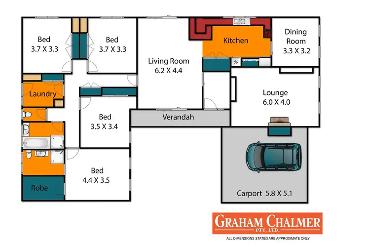 Floorplan of Homely house listing, 7 McMillan Street, Stratford VIC 3862