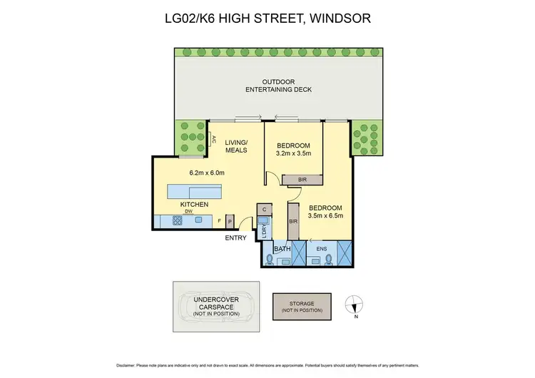 Floorplan of Homely apartment listing, LG01/K6 High Street, Windsor VIC 3181