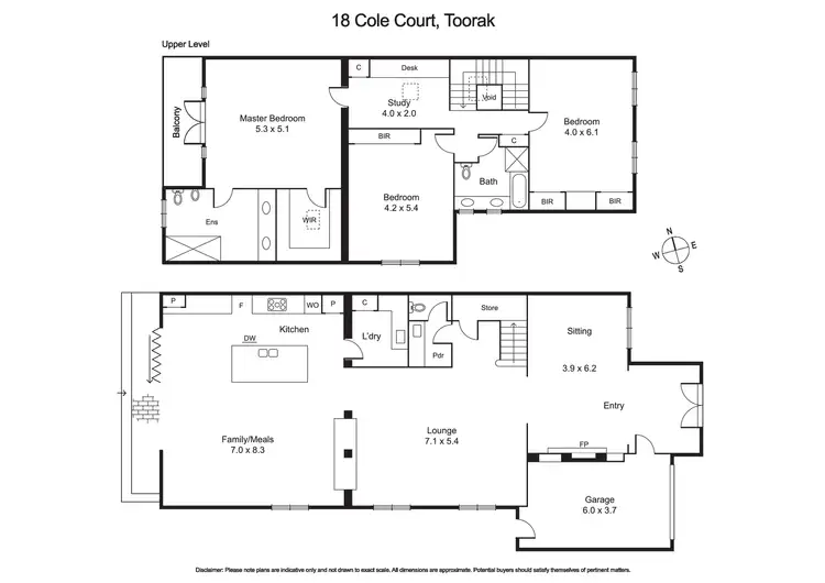 Floorplan of Homely house listing, 18 Cole Court, Toorak VIC 3142