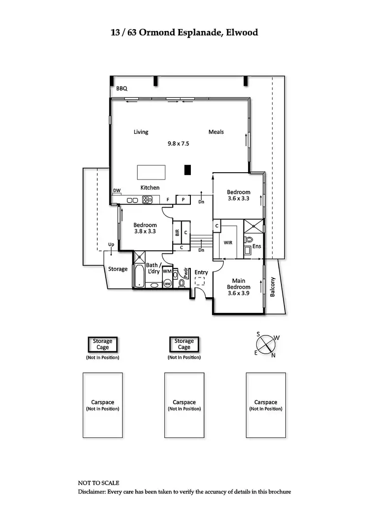 Floorplan of Homely house listing, 14/63 Ormond Esplanade, Elwood VIC 3184