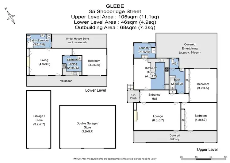 Floorplan of Homely house listing, 35 Shoobridge Street, Glebe TAS 7000
