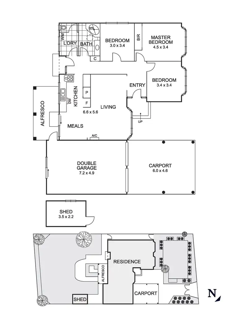 Floorplan of Homely house listing, 16 Mountfield Road, Mitcham VIC 3132
