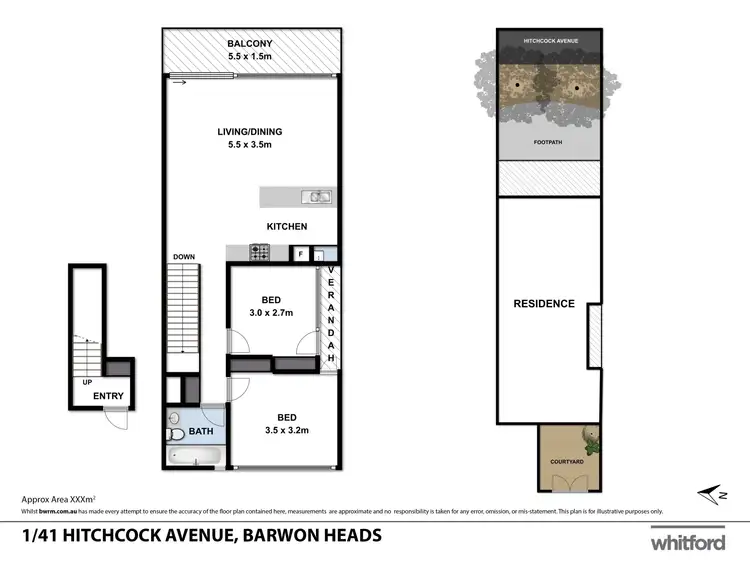 Floorplan of Homely apartment listing, 1/41 Hitchcock Avenue, Barwon Heads VIC 3227
