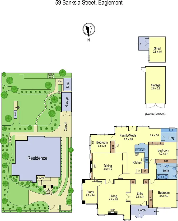 Floorplan of Homely house listing, 59 Banksia Street, Eaglemont VIC 3084