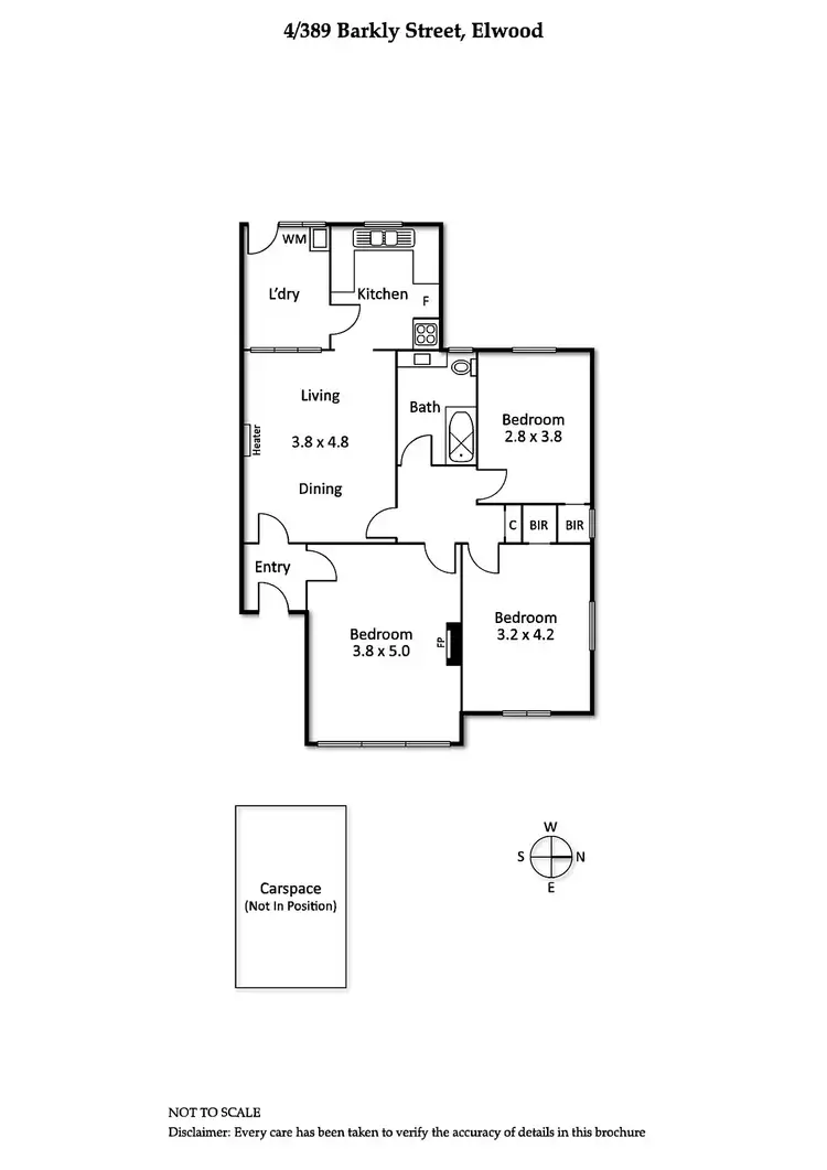 Floorplan of Homely house listing, 389 Barkly Street, Elwood VIC 3184