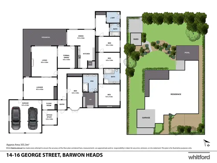 Floorplan of Homely house listing, 14-16 George Street, Barwon Heads VIC 3227