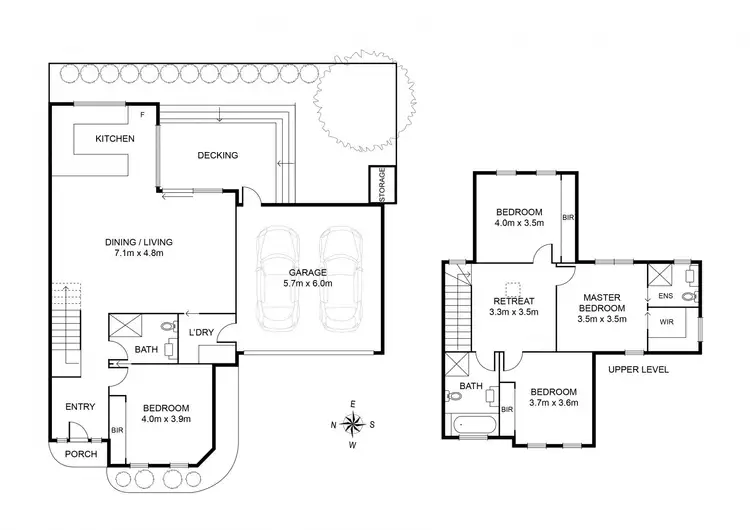 Floorplan of Homely townhouse listing, 2/8 Lemon Road, Balwyn North VIC 3104