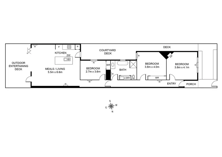 Floorplan of Homely house listing, 4 Olive Street, Caulfield South VIC 3162