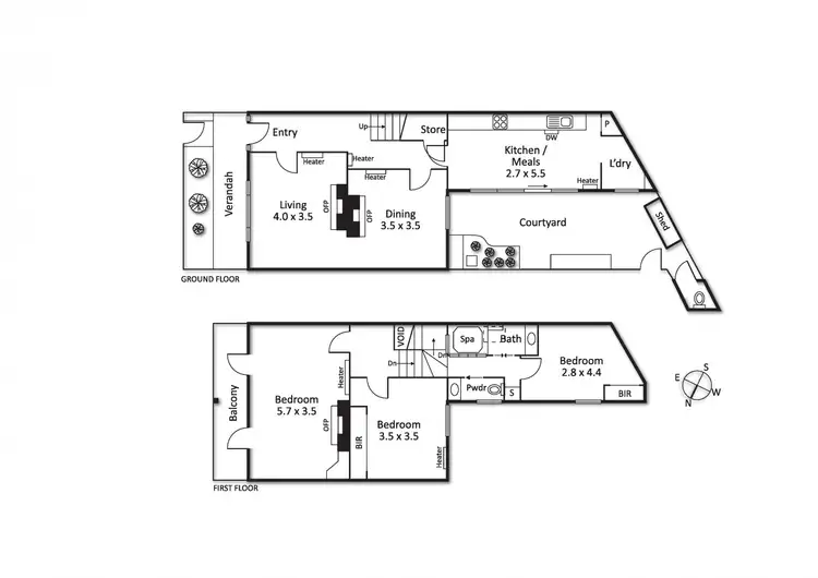 Floorplan of Homely house listing, 26 Canterbury Road, Middle Park VIC 3206