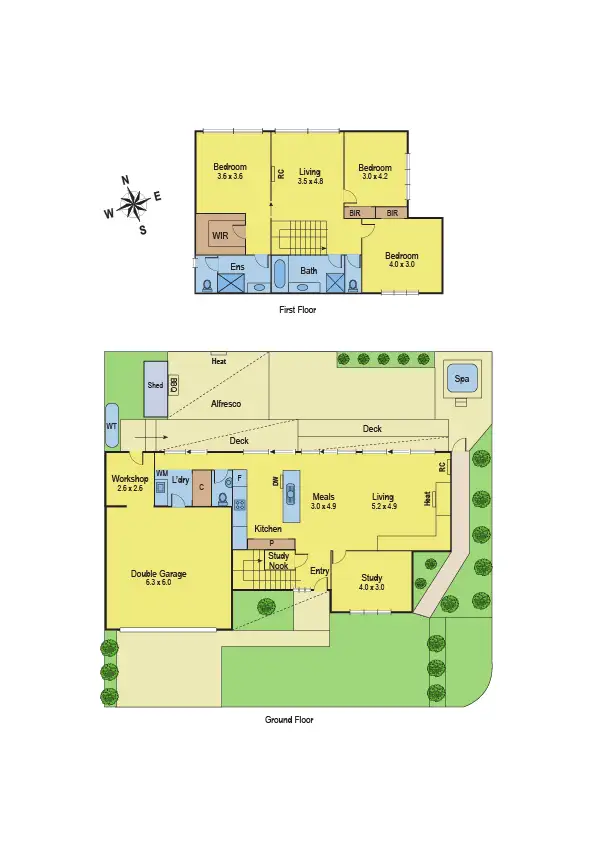 Floorplan of Homely house listing, 17 Wallaroo Way, Highton VIC 3216